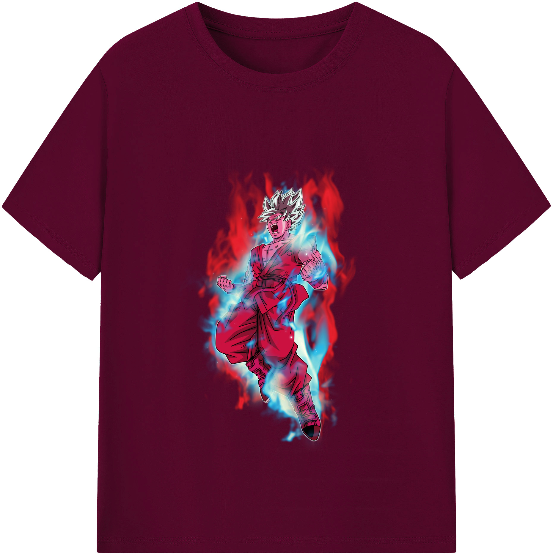 （画像用） ドラゴンボール 孫悟空（そん ごくう）Son Goku カカロット DRAGON BALL Kakarotto レディースカジュアルプリントTシャツ（綿100％）